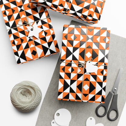 Orange Sacred Mountains Gift Wrap Papers