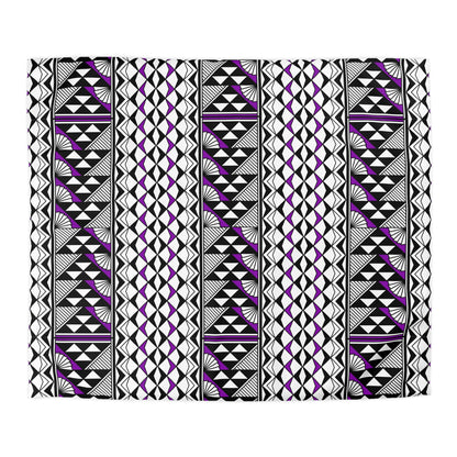 Sun and Rain in Purple Microfiber Duvet Cover