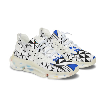 Southwest Sunrise in Blue Women's Mesh Sneakers