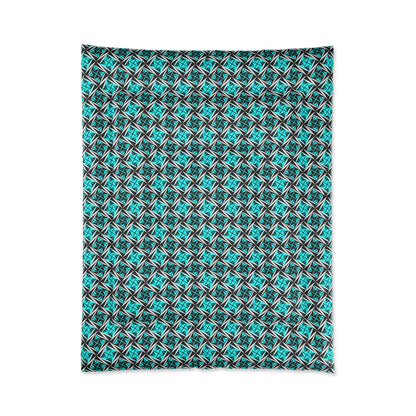 Sacred Winds in Turquoise Comforter