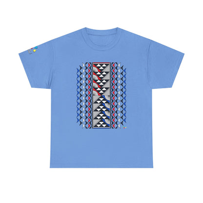 Sun and Rain in Red/White/Blue Gildan Unisex Tee