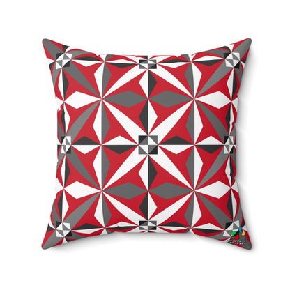 Morning Star in Red Square Pillow