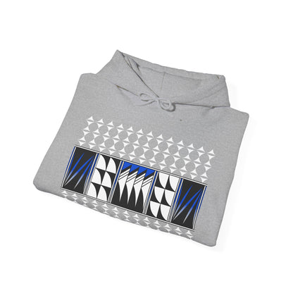 Blessed Feathers in Blue Unisex Hoodie