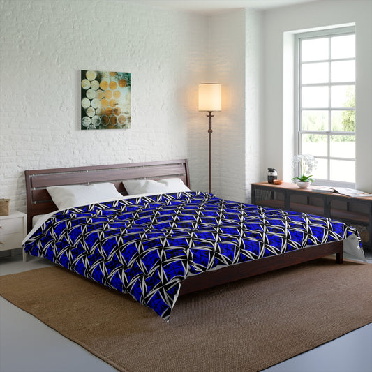Sacred Winds in Blue Comforter