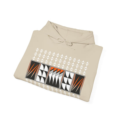 Blessed Feathers in Orange Unisex Hoodie