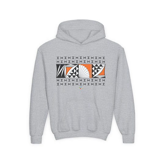 Orange Southwest Sunrise Youth Heavy Blend Hooded Sweatshirt
