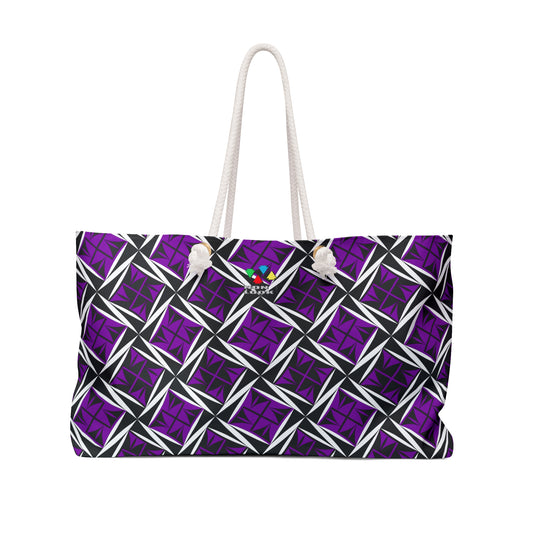 Purple Sacred Winds Weekender Bag
