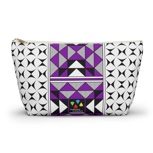 Sacred Mountains in Purple Pouch w T-bottom