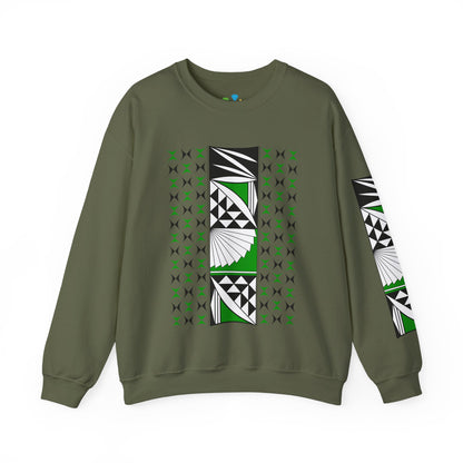 Southwest Sunrise in Green Unisex Sweatshirt
