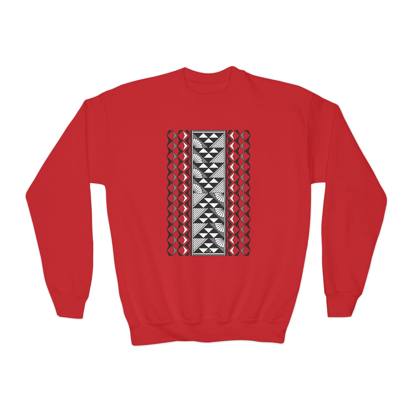 Rain and Sun in Gray Youth Crewneck Sweatshirt