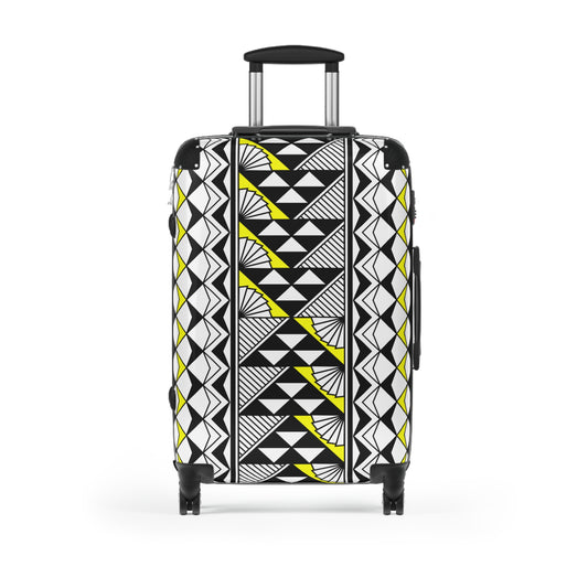 Southwest Rain and Sun in Yellow Suitcases