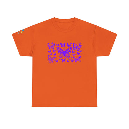 Butterfly Dance in Purple Gildan Unisex Tee