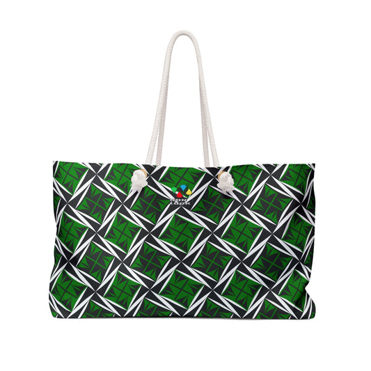 Green Sacred Winds Weekender Bag
