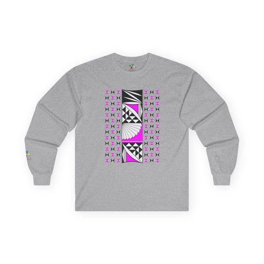 Southwest Sunrise in Pink Unisex Long Sleeve Tee