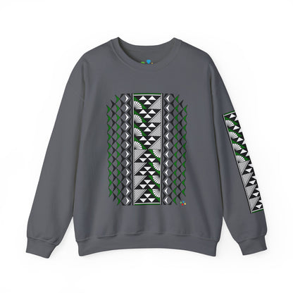 Sun and Rain in Green Unisex Sweatshirt