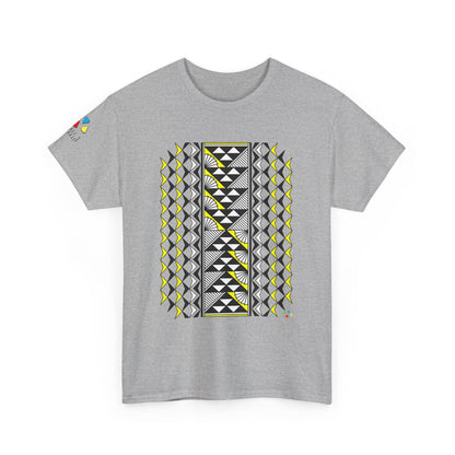 Sun and Rain in Yellow Gildan Unisex Tee