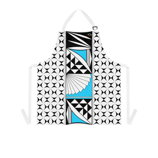 Turquoise Southwest Sunrise Two Pocket Apron