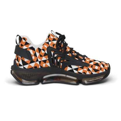 Sacred Mountains in Orange Women's Mesh Sneakers