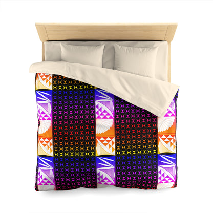 Rainbow Sunrise Microfiber Duvet Cover