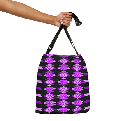 Purple Desert Diamonds Adjustable Tote Bag
