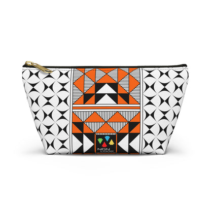 Sacred Mountains in Orange Pouch w T-bottom