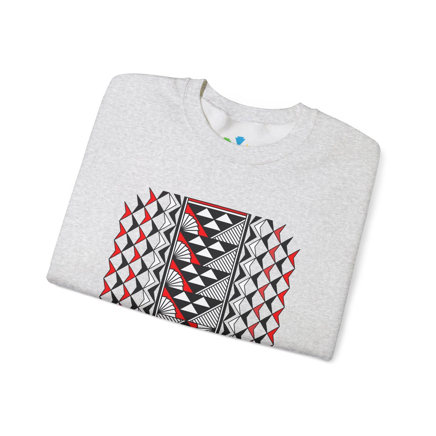 Sun and Rain in Red Unisex Sweatshirt