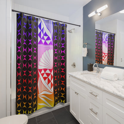 Night Rainbow Sunrise Shower Curtains