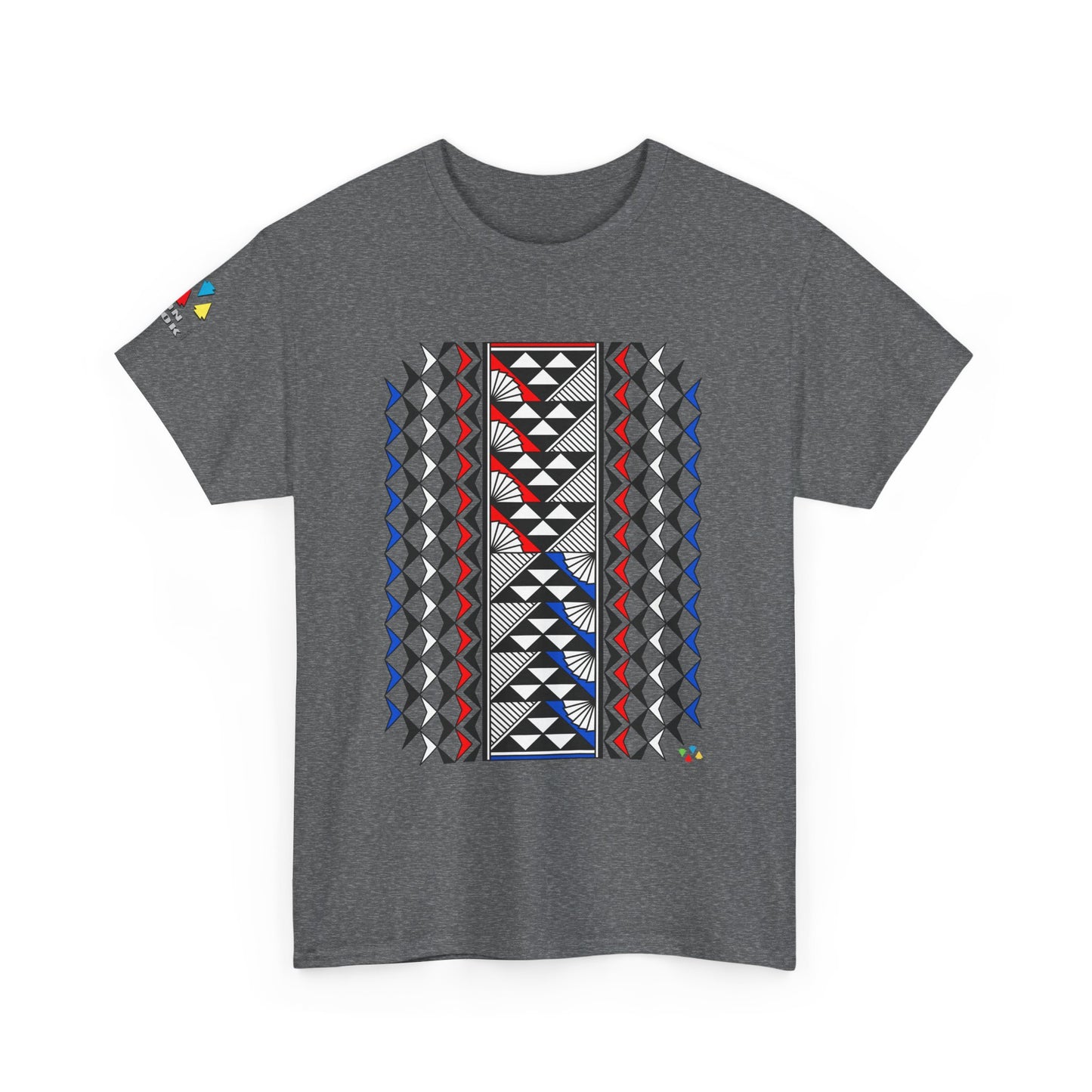 Sun and Rain in Red/White/Blue Gildan Unisex Tee