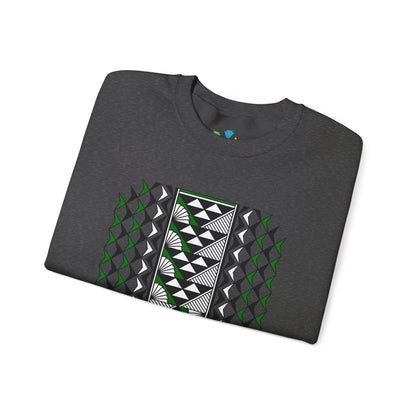 Sun and Rain in Green Unisex Sweatshirt