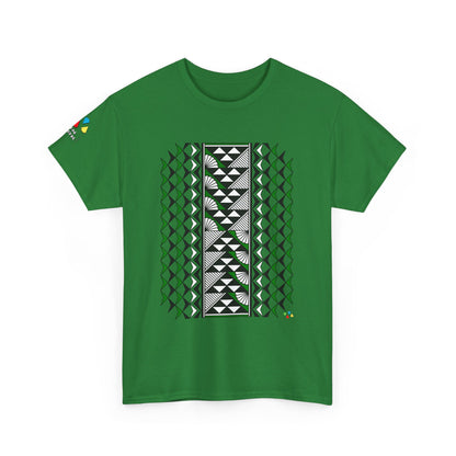 Sun and Rain in Green Gildan Unisex Tee