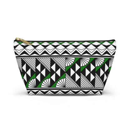 Sun and Rain in Green Pouch w T-bottom