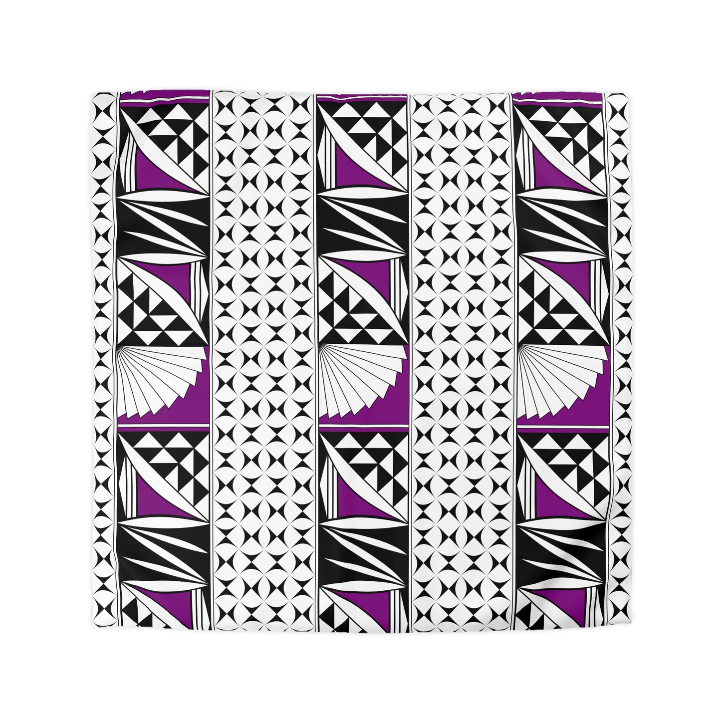 Southwest Sunrise in Purple Microfiber Duvet Cover
