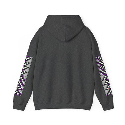 Sun and Rain in Purple Unisex Hoodie