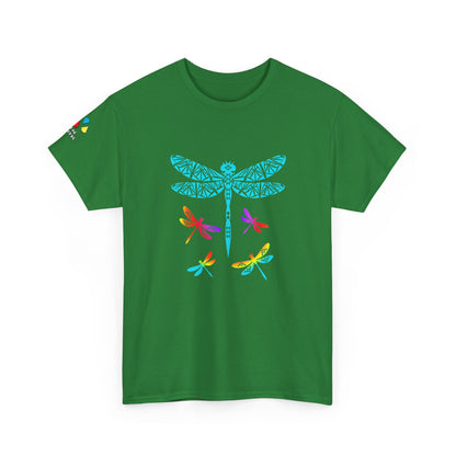 Rainbow Native Dragonfly Gildan Unisex Tee