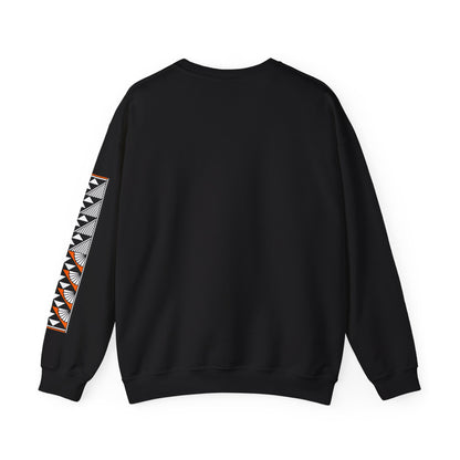 Sun and Rain in Orange Unisex Sweatshirt