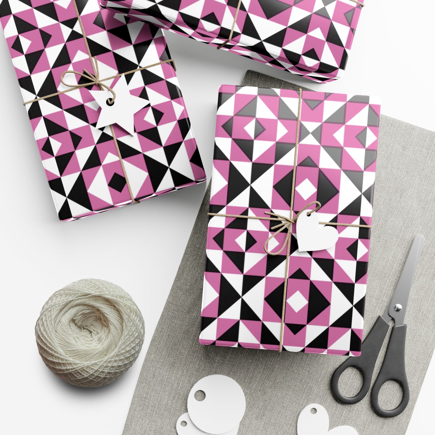 Light Pink Sacred Mountains Gift Wrap Papers