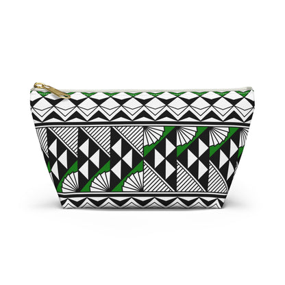 Sun and Rain in Green Pouch w T-bottom