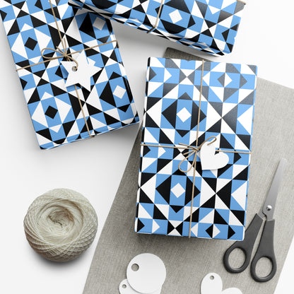 Light Blue Sacred Mountains Gift Wrap Papers