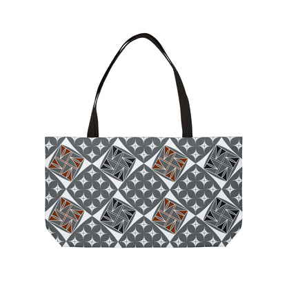 Gray Native Universe Weekender Tote Bag