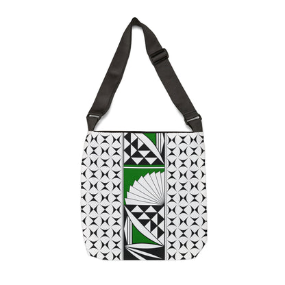 Green Southwest Sunrise Adjustable Tote Bag