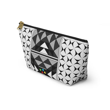 Sacred Mountains in Charcoal Pouch w T-bottom