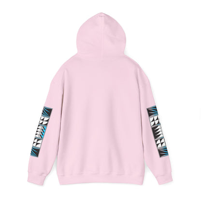 Blessed Feathers in Turquoise Unisex Hoodie