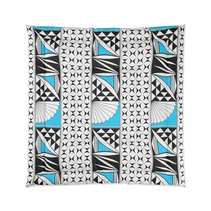 Southwest Sunrise in Turquoise Comforter