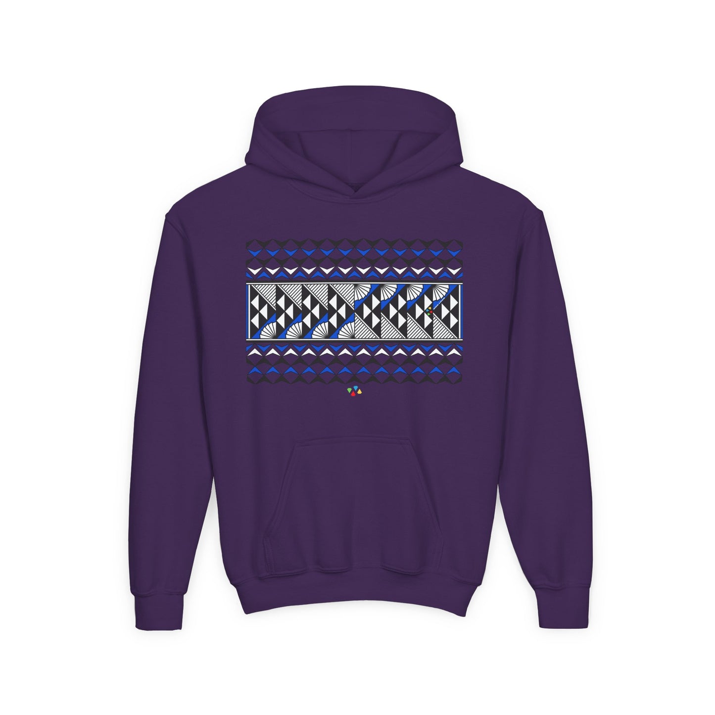 Blue Rain and Sun Youth Heavy Blend Hooded Sweatshirt