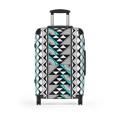 Southwest Rain and Sun in Turquoise Suitcases