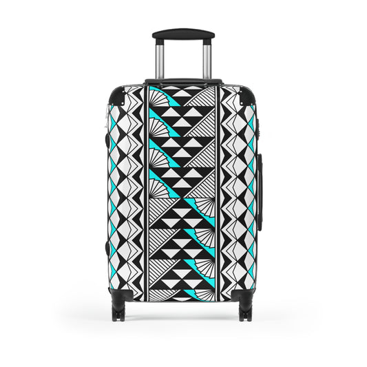 Southwest Rain and Sun in Turquoise Suitcases