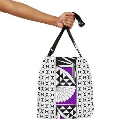 Purple Southwest Sunrise Adjustable Tote Bag