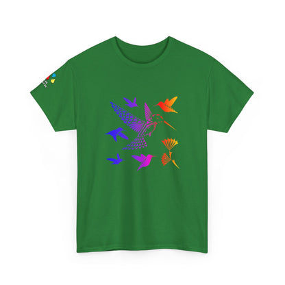 Rainbow Hummingbird Blessing Gildan Unisex Tee