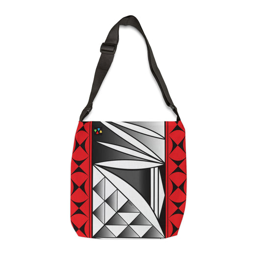 Red Chrome Southwest Sunrise Adjustable Tote Bag