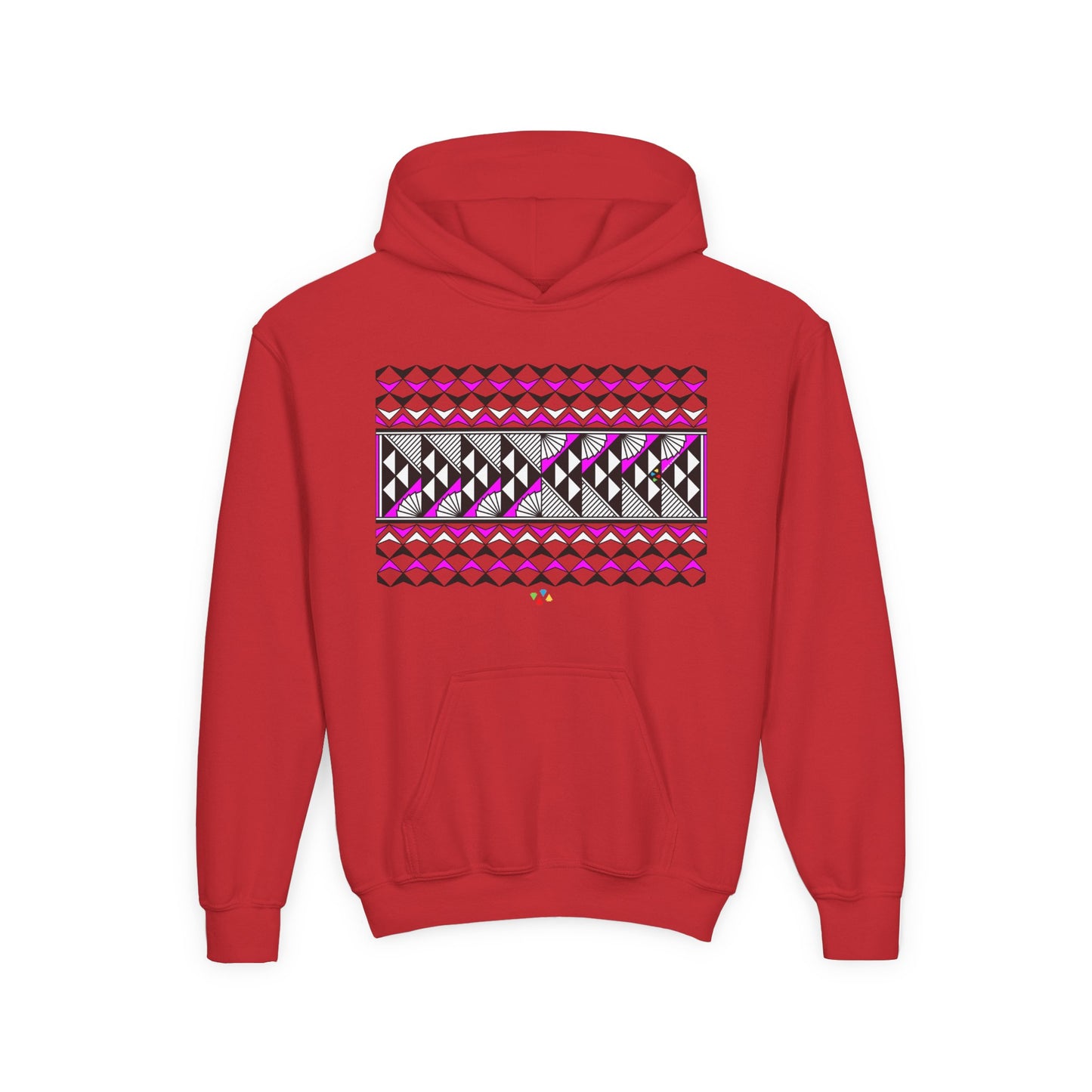Pink Rain and Sun Youth Heavy Blend Hooded Sweatshirt